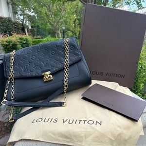 ❌SOLD❌ Louis Vuitton St Germain MM black w/ GHW. Never Carried. Authentic.
